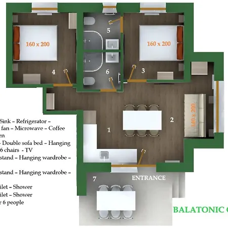 Balatonic Grape Apartmanhaz *